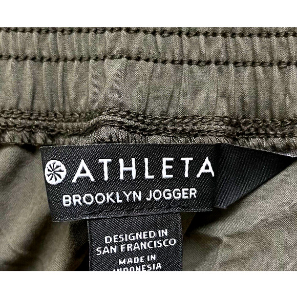 Athleta Brooklyn Jogger Pants | Plus Sz 24 | Mountain Olive Green NEW! - Picture 5 of 9
